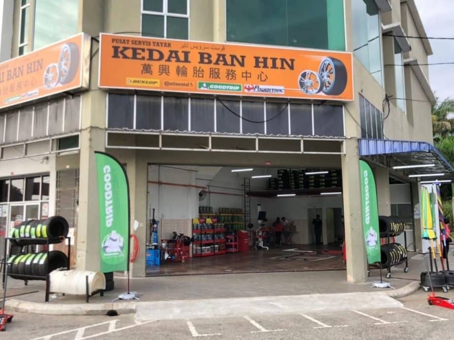 PUSAT TAYAR KEDAI BAN HIN 1 pusat tayar kedai ban hin