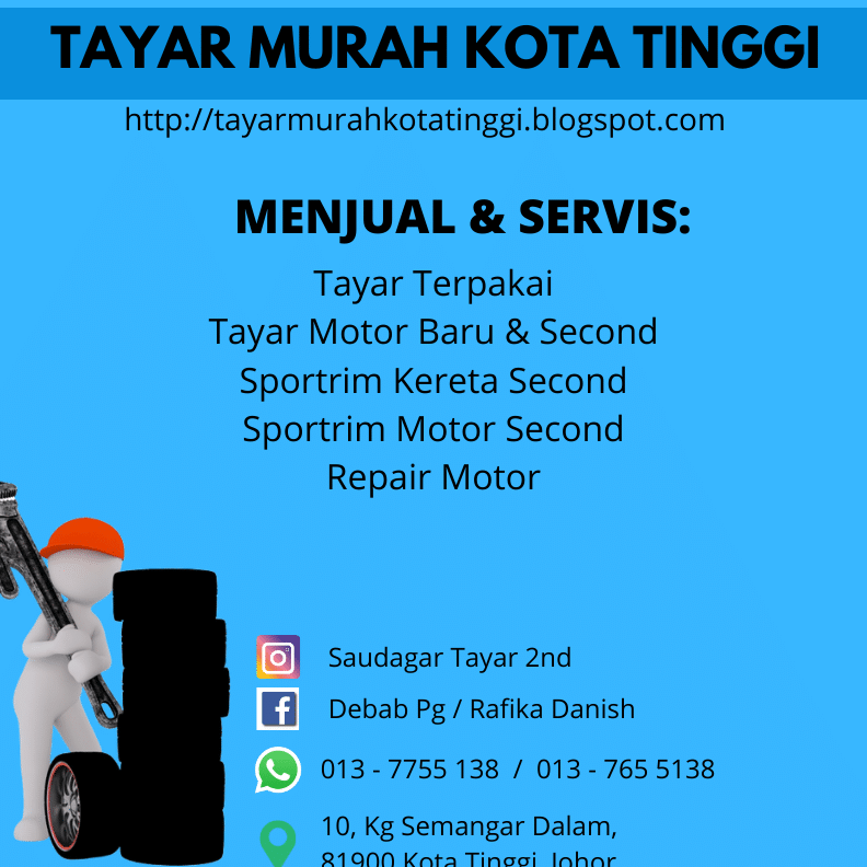 tayar murah kota tinggi