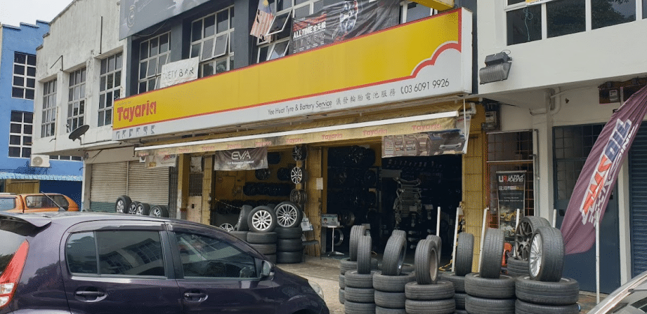 tayaria yee huat tyre battery service rawang